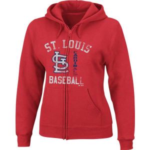 St. Louis Cardinals Majestic MLB Womens Grandstand Hoodie