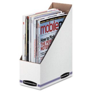 Bankers Box Corrugated Cardboard Magazine File