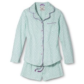 PJ Couture Pajama Set   Blue Floral M