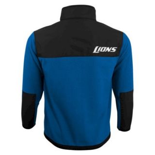 NFL Zip Fleece Shirt Lions M