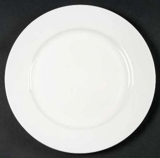 Gorham Breckenridge Dinner Plate, Fine China Dinnerware   All White,Undecorated,