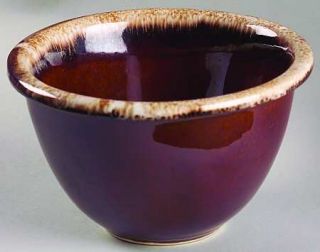 Hull Brown Drip 5 Mixing Bowl, Fine China Dinnerware   Brown Drip, Coupe Shape