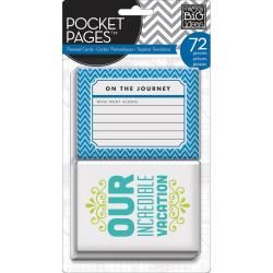 Me and My Big Ideas Pocket Pages Themed Cards 72pcs  Travel