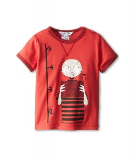 Little Marc Jacobs Printed Ringer Tee Boys T Shirt (Red)