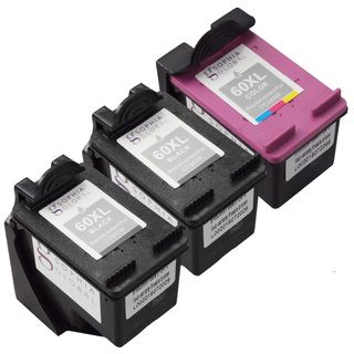 Sophia Global Remanufactured Ink Cartridge Replacements For Hp 60xl (pack Of 3) (Black and colorPrint yield UP to 600 pages for black and up to 440 pages for colorModel SGHP60XLRESET2BK1CPack includes Three (3) cartridgesWe cannot accept returns on thi