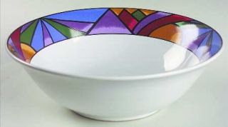 Sakura Sunset Mountain 9 Round Vegetable Bowl, Fine China Dinnerware   Multicol