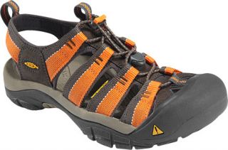 Mens Keen Newport H2   Raven/Persimmon Trail Shoes