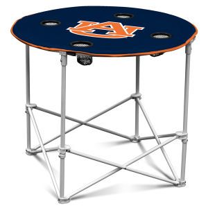 Auburn Tigers Logo Chair Round Folding Table