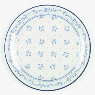 Sango Bouquet Blue Dinner Plate, Fine China Dinnerware   Provence Line,Blue Flow