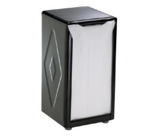San Jamar Tabletop Napkin Dispenser, Two Sides, 150 Napkin Capcity, Black
