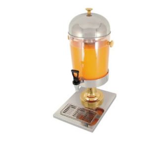 Update International 2.2 gal Juice Dispenser   Gold Plated Accent/Stainless