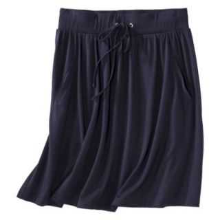 Merona Womens Front Pocket Knit Skirt   Xavier Navy   L