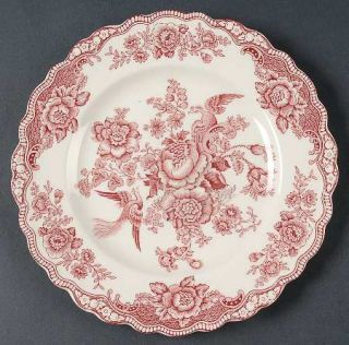 Crown Ducal Bristol Pink (Cream) Luncheon Plate, Fine China Dinnerware   Cream B
