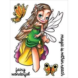 Some Odd Girl 4 X3 Clear Stamp Set  Flutter By Fairy