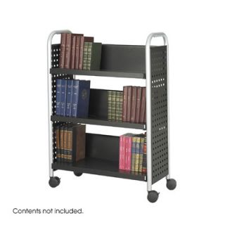 Safco Products Scoot Book Cart 5336BL