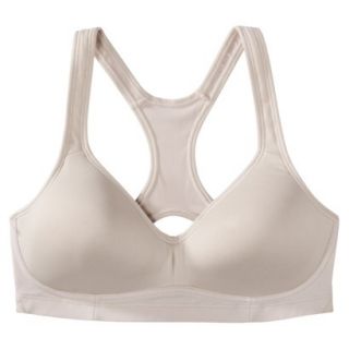 C9 by Champion Womens Medium Support Molded Cup Bra W/Mesh   Taupe L