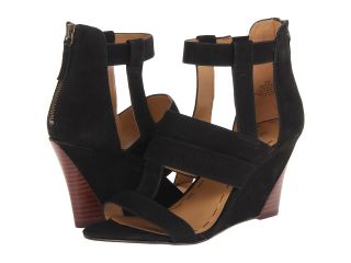 Nine West Francie Womens Wedge Shoes (Black)