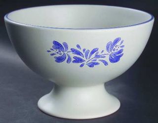 Pfaltzgraff Yorktowne (China) Party Bowl, Fine China Dinnerware   Blue Floral,Ma