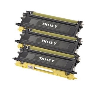 Brother Compatible Tn115 High Yield Yellow Toner Cartridge (pack Of 3) (YellowPrint yield 4,000 pages at 5 percent coverageNon refillableModel 3 X NL TN115 YellowPack of 3This item is not returnable A compatible cartridge/toner is not manufactured by 