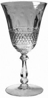 Heisey Candlelight Water Goblet   Stem #3408, Cut
