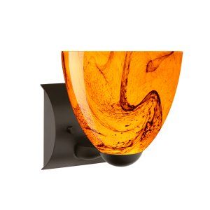 Besa Lighting BEL 1WZ 7572HB BR Sasha II Wall Sconce