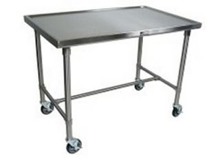 John Boos Mariner Table w/ Center Bracing, Stainless Top & Legs, 48x30x35.5 in