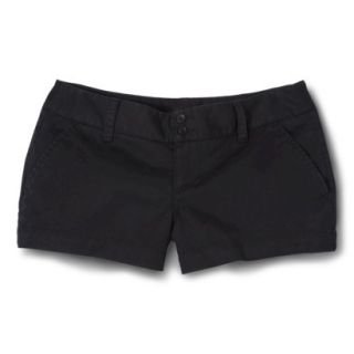 Mossimo Supply Co. Juniors Chino Short   Black 17