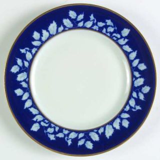 Haviland St. Amour Salad Plate, Fine China Dinnerware   France,Cobalt Border W/W