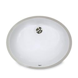 Highpoint Collection Undermount Vanity Sink (White Uses standard USA drains *Template not included with ceramic sinks. )