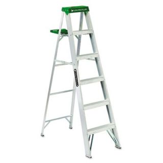 Louisville 428 Six Foot Folding Aluminum Step Ladder