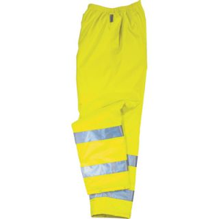 Ergodyne GloWear Class E Thermal Pants   Lime, Small, Model# 8925