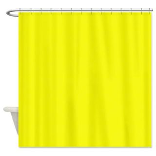  Yellow Solid Shower Curtain  Use code FREECART at Checkout