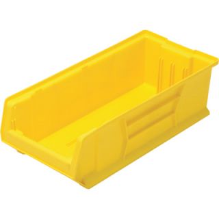 Quantum Storage Hulk Bins   4 Pack, 23 7/8in.L x 11in.W x 7in.H, Yellow, Model#