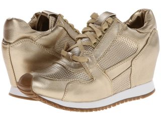 Zigi Clip Womens Lace up casual Shoes (Gold)