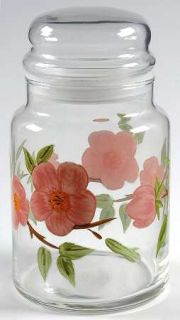 Franciscan Desert Rose (England/ Portugal Bkstamp) Medium Glassware Storage Jar,