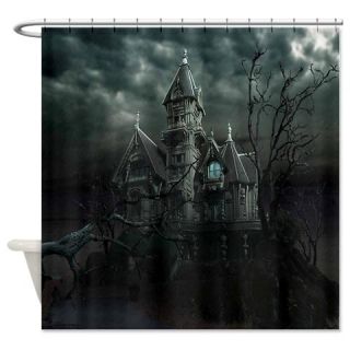  Haunted House Shower Curtain  Use code FREECART at Checkout