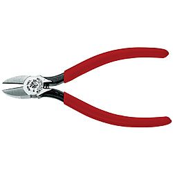 Klein Tools Standard Diagonal Cutter Pliers (Alloy steelHandle type Plastic dippedWeight 0.34 pounds)