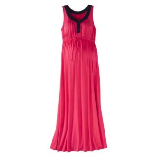 Liz Lange for Target Maternity Sleeveless Colorblock Maxi Dress   Pink/Navy XXL