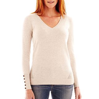 A.N.A V Neck Pullover Sweater, Womens