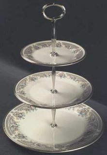 Lenox China Versailles 3 Tiered Serving Tray (DP, SP, BB), Fine China Dinnerware
