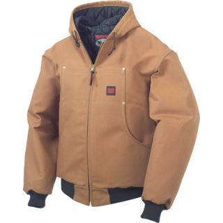 Tough Duck Hooded Bomber   L, Brown