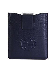 Gucci Soho Leather Case For iPad 1, 2 & 3   Blue