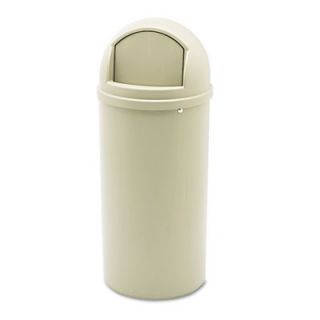 Rubbermaid Beige Marshal Fire Resistant Plastic Containers 15 Gallon