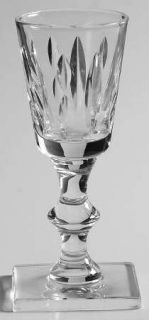 Hawkes Mallory Cordial Glass   Stem #7332/Sq Base