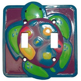 Turtle Time Double Switch Plates (set Of 6)