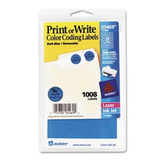 Avery Print or Write Removable Color Coding Labels