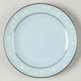 Noritake Love Song Bread & Butter Plate, Fine China Dinnerware   Blue Body, Blue