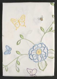 Lenox China Butterfly Meadow 52 Square Tablecloth, Fine China Dinnerware   Mult