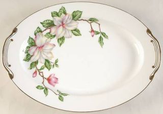 Monarch (Japan) Brenda 16 Oval Serving Platter, Fine China Dinnerware   Magnoli