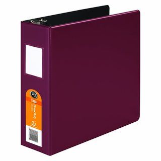 Wilson Jones Pack Of 6 Heavy Duty No gap 3 inch Round Ring Dark Red Binders (Burgundy Binder sheet size 11 inches long x 8.5 inches wide Binder style Non view Fastener style Round ring Number of fasteners Three (3) Inside pockets One back, one front 